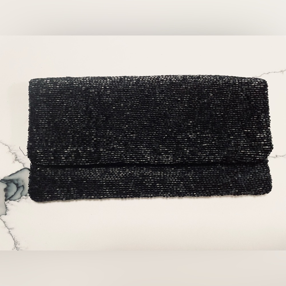 Moyna Black Micro Jewel Clutch